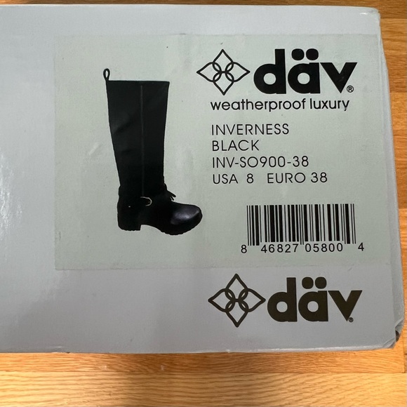 DAV Inverness weatherproof black boots - Picture 6 of 6